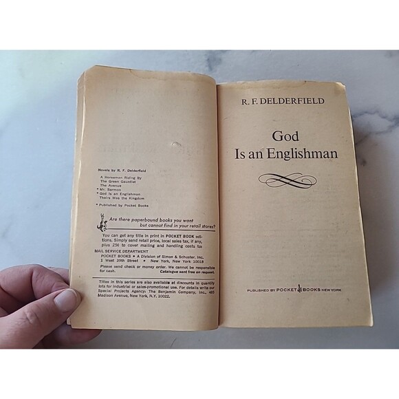 God Is An Englishman By R.F. Delderfield Paperback - Picture 3 of 10